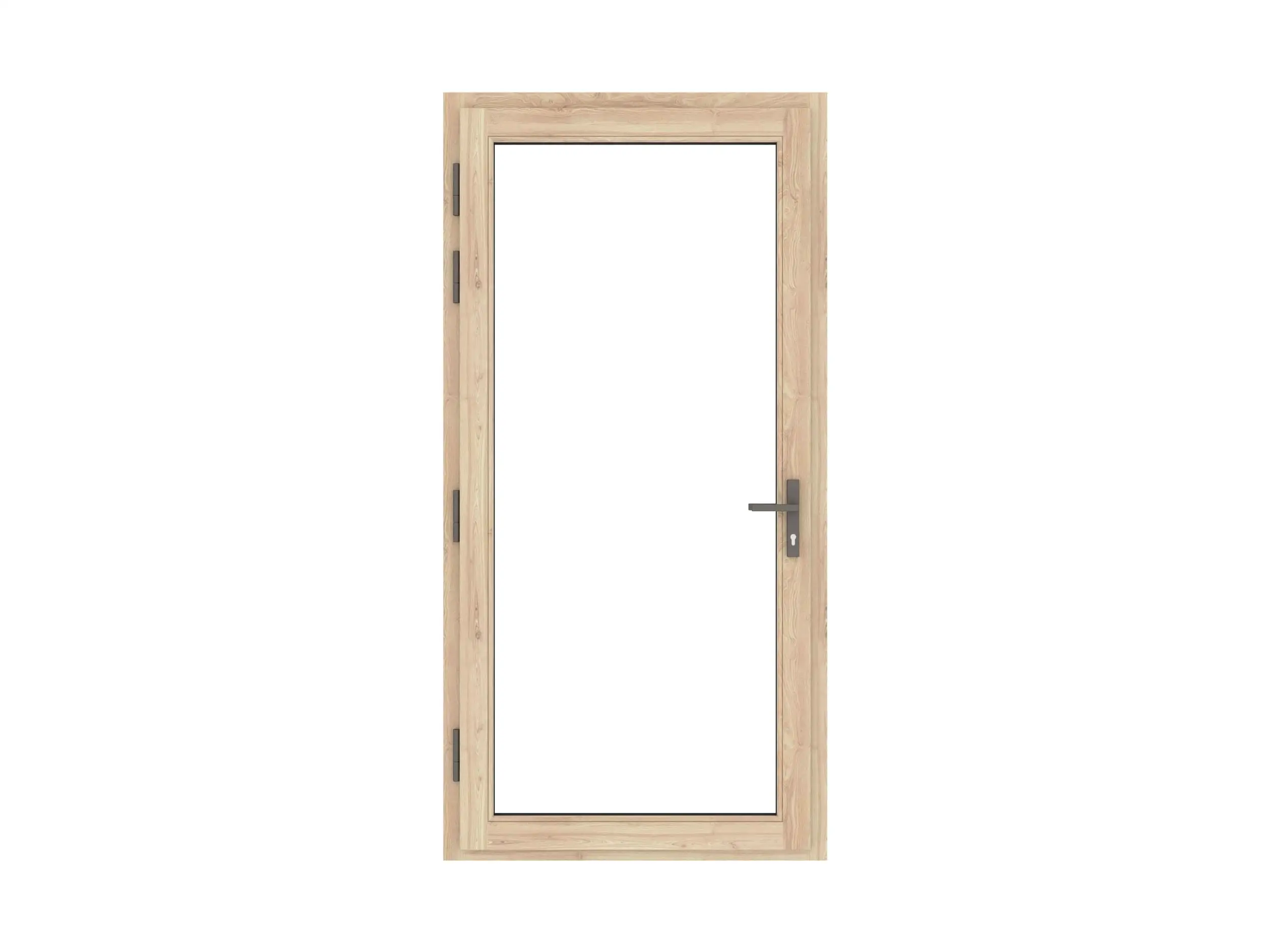 European Timber Doors - inward open door internal perspective