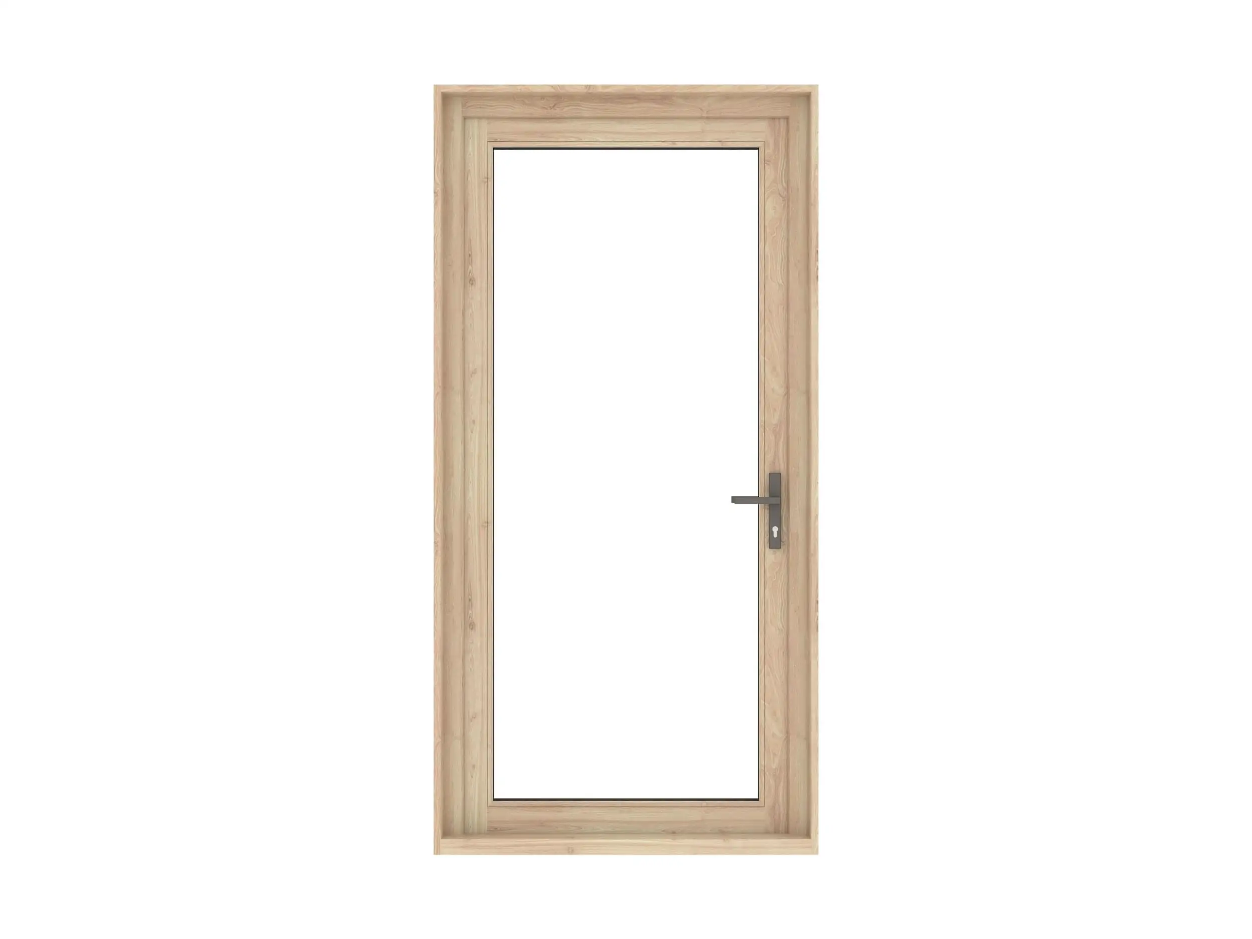 European Timber Doors - outward open door internal perspective