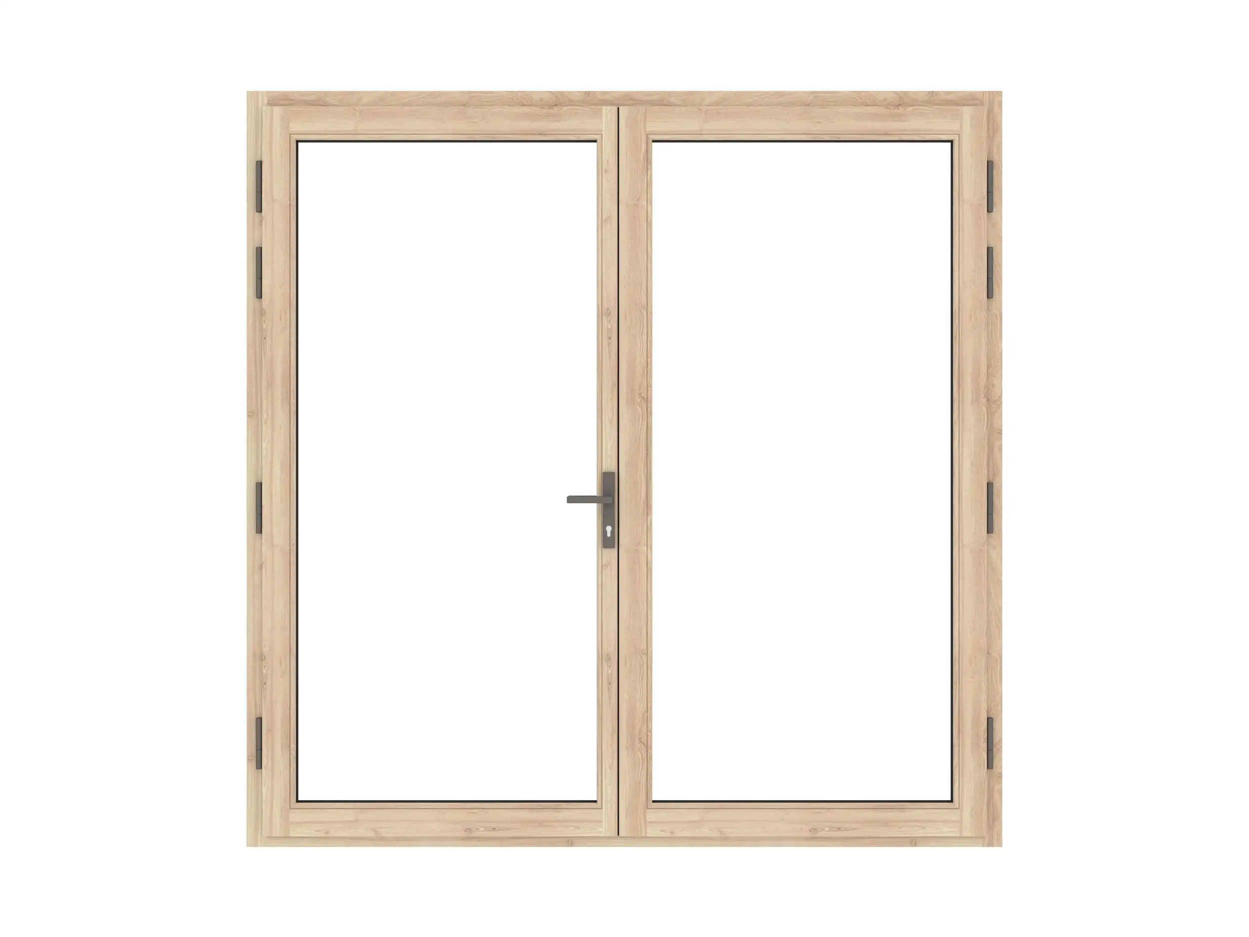 European Timber Doors - inward open french door internal perspective