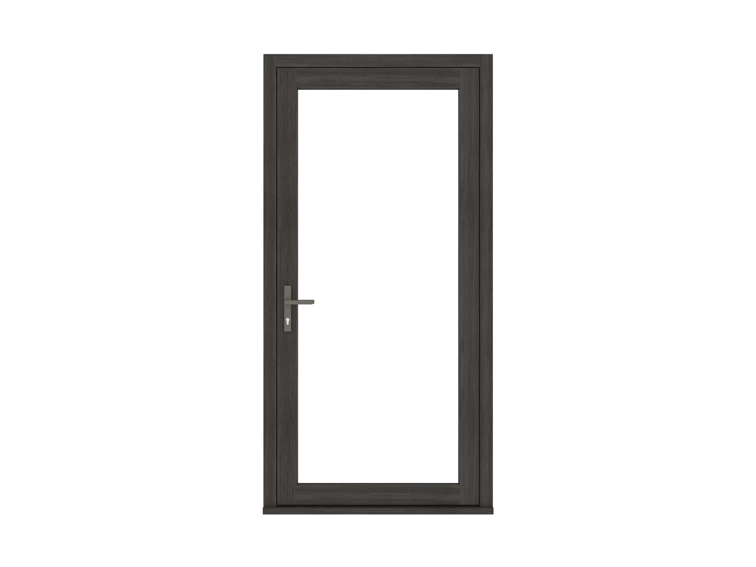 European Timber Doors - outward open door external perspective