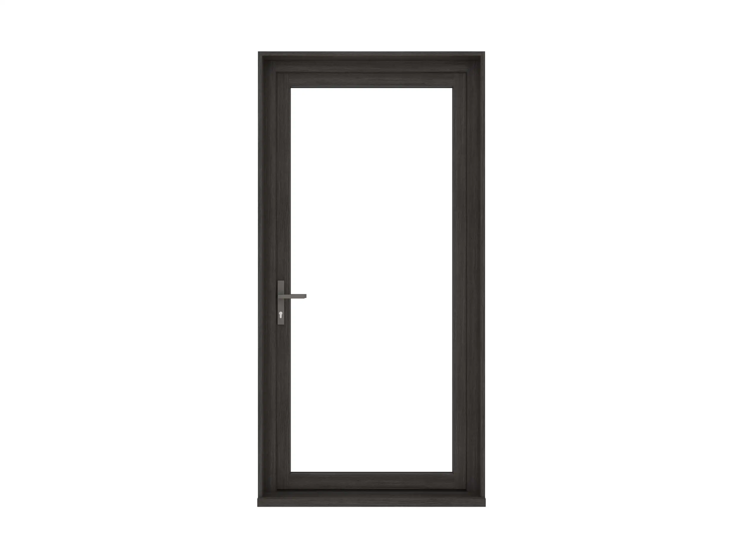 European Timber Doors - inward open door external perspective